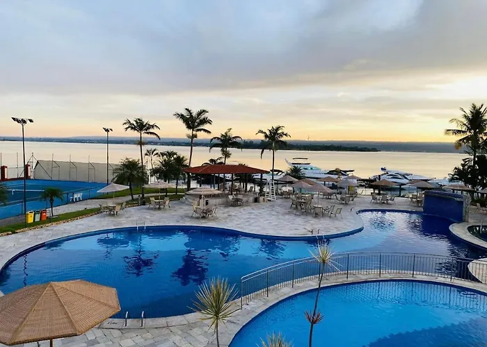 Lindo Apart Lake Side Com Banheira